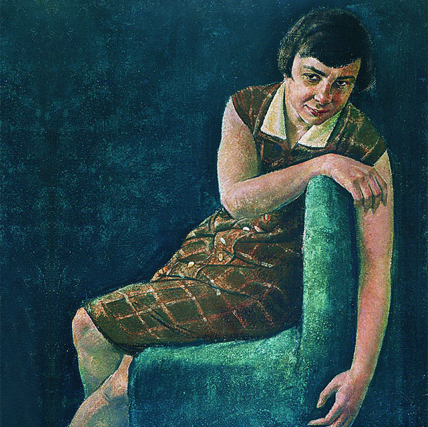 Портрет жены. 1928. Холст, масло. 107х87